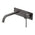Phoenix Vivid Slimline Basin/ Bath Wall Mixer Set 180mm Curved | Brushed Carbon |