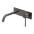 Phoenix Vivid Slimline Basin/ Bath Wall Mixer Set 180mm Curved | Brushed Carbon |