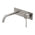 Phoenix Vivid Slimline Basin/ Bath Wall Mixer Set 180mm Curved | Brushed Nickel |