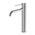 Phoenix Vivid Slimline Vessel Mixer Curved Outlet | Chrome |