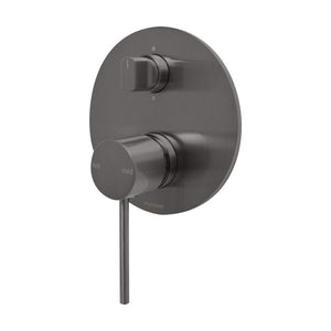 Phoenix Vivid Slimline Shower/ Bath Diverter Mixer | Brushed Carbon |