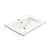 Kaku 600mm Vanity Top with 1 Tap Hole, Gloss White