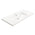 Kaku 900mm Vanity Top with 1 Tap Hole, Gloss White
