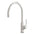Phoenix Vivid Slimline Oval Sink Mixer 220mm Gooseneck | Brushed Nickel |