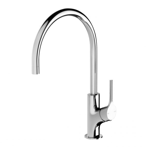 Phoenix Vivid Slimline Oval Sink Mixer 220mm Gooseneck, Chrome