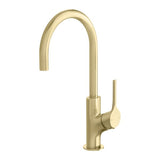 Phoenix Vivid Slimline Oval Sink Mixer 160mm Gooseneck | Brushed Gold |