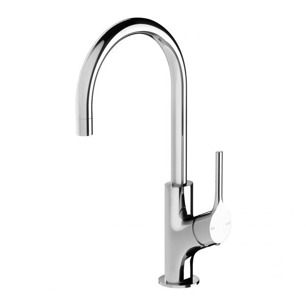 Phoenix Vivid Slimline Oval Sink Mixer 160mm Gooseneck, Chrome