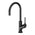 Phoenix Vivid Slimline Oval Sink Mixer 160mm Gooseneck | Matte Black |