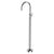 Phoenix Vivid Slimline Oval Floor Mounted Bath Mixer | Chrome |
