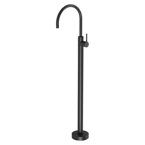 Phoenix Vivid Slimline Oval Floor Mounted Bath Mixer | Matte Black |