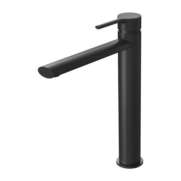 Phoenix Vivid Slimline Oval Vessel Mixer, Matte Black