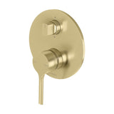Phoenix Vivid Slimline Oval Shower/ Bath Diverter Mixer | Brushed Gold |