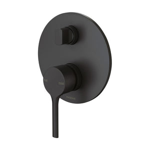 Phoenix Vivid Slimline Oval Shower/ Bath Diverter Mixer | Matte Black |