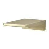 Seaspray Flat Waterfall Bath Spout, Brushed Brass Gold