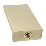 Seaspray Flat Waterfall Bath Spout, Brushed Brass Gold