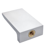 Seaspray Flat Waterfall Bath Spout, Brushed Nickel