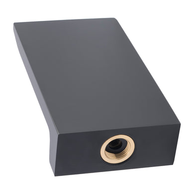 Seaspray Flat Waterfall Bath Spout, Matte Black
