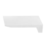 Seaspray Flat Waterfall Bath Spout, Matte White