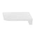 Seaspray Flat Waterfall Bath Spout, Matte White