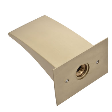 Breeze Bath Spout, Brushed Brass Gold