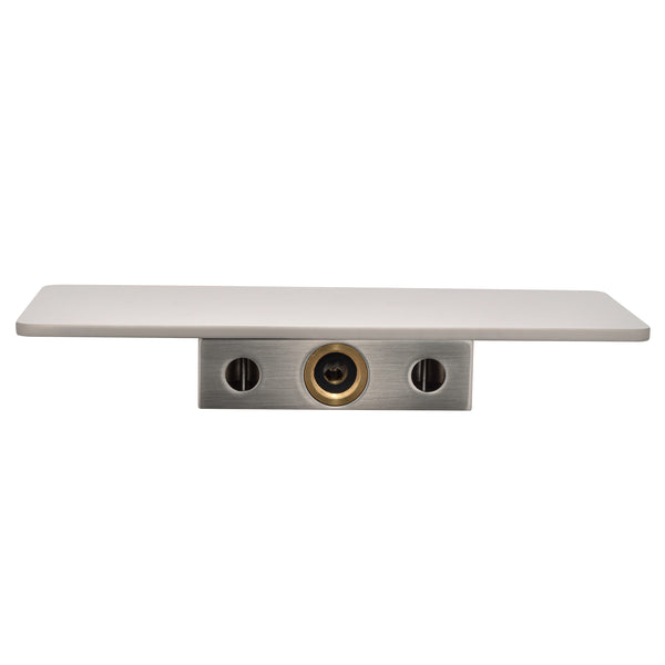 Cascada Shelf Waterfall Bath Spout, Brushed Nickel — ATS Tiles & Bathrooms