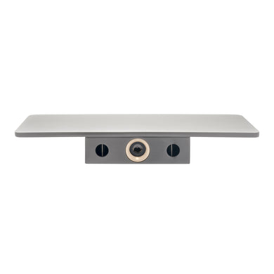 Cascada Shelf Waterfall Bath Spout, Brushed Gunmetal