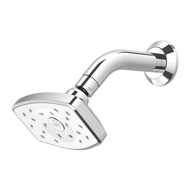 Methven Waipori Fixed Wall Shower on Arm with Satinjet | Chrome |