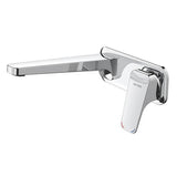 Methven Waipori Wall Mounted Basin Mixer with Plate 01-8123 | Chrome |