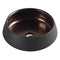 Zeus Black & Bronze 410mm Basin | Above Counter |