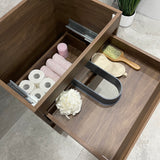 Alles 600mm Wall Hung Vanity Cabinet | Acacia Ash Woodgrain |