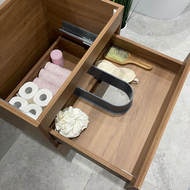 *Clearance* Alles 600mm Wall Hung Vanity Cabinet | Villara Oak Woodgrain |