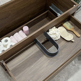 Alles 900mm Wall Hung Vanity Cabinet | Acacia Ash Woodgrain |