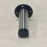 Adjustable Round Vanity Legs | Chrome | Set of 4, 115mm to 175mm height