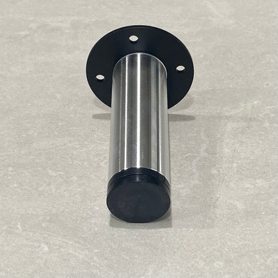 Adjustable Round Vanity Legs | Chrome | Set of 4, 115mm to 175mm height