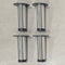 Adjustable Round Vanity Legs | Chrome | Set of 4, 115mm to 175mm height