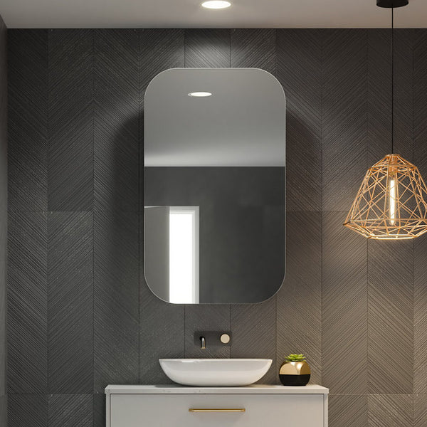 Timberline Jazz Arch Shaving Cabinet with Polished Edge | 36 Colours Available, 400mm or 600mm |