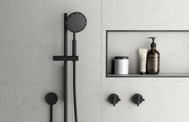 Phoenix Vivid Slimline Plus Wall Top Assemblies Available with Standard and Extended Spindles | Matte Black |