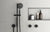 Phoenix Vivid Slimline Plus Wall Top Assemblies Available with Standard and Extended Spindles | Matte Black |