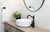 Phoenix Nostalgia Basin Mixer 160mm Shepherds Crook | Antique Black |
