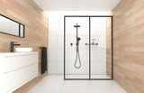 Phoenix Vivid Slimline Shower/ Wall Mixer | Matte Black |