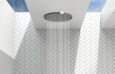 Phoenix Vivid Slimline Flush Mount Ceiling Shower 300mm Round | Chrome |