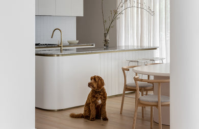 Phoenix Vivid Slimline Pull Out Sink Mixer 200mm | Brushed Gold |