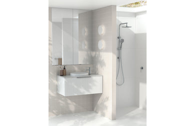 Phoenix Vivid Slimline Basin Mixer Curved Outlet | Chrome |