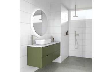 Phoenix Vivid Slimline Wall Shower System | Brushed Nickel |