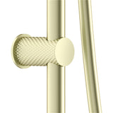 Nero Opal Rail Shower | Brushed Gold |