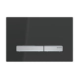 Geberit Sigma50 Dual Flush Button and Access Plate, Black