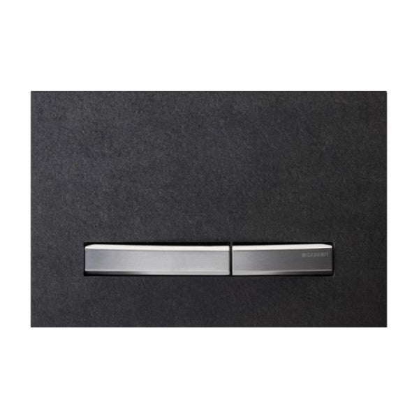 Geberit Sigma50 Dual Flush Button and Access Plate, Slate