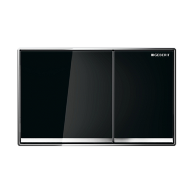 Geberit Sigma60 Dual Flush Button & Access Plate, Black