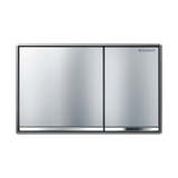Geberit Sigma60 Dual Flush Button & Access Plate, Brushed Chrome