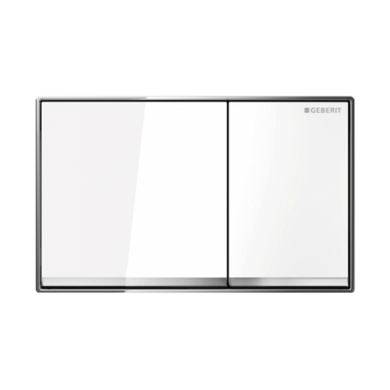 Geberit Sigma60 Dual Flush Button & Access Plate, White